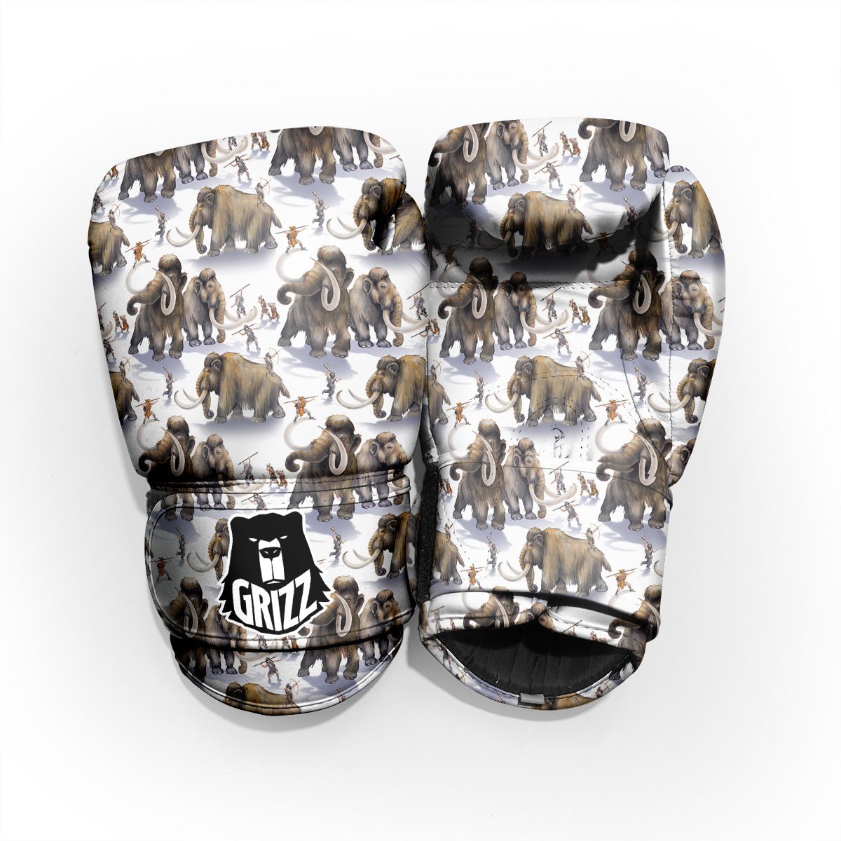 Hunting Mammoth Print Pattern Pro Boxing Glove