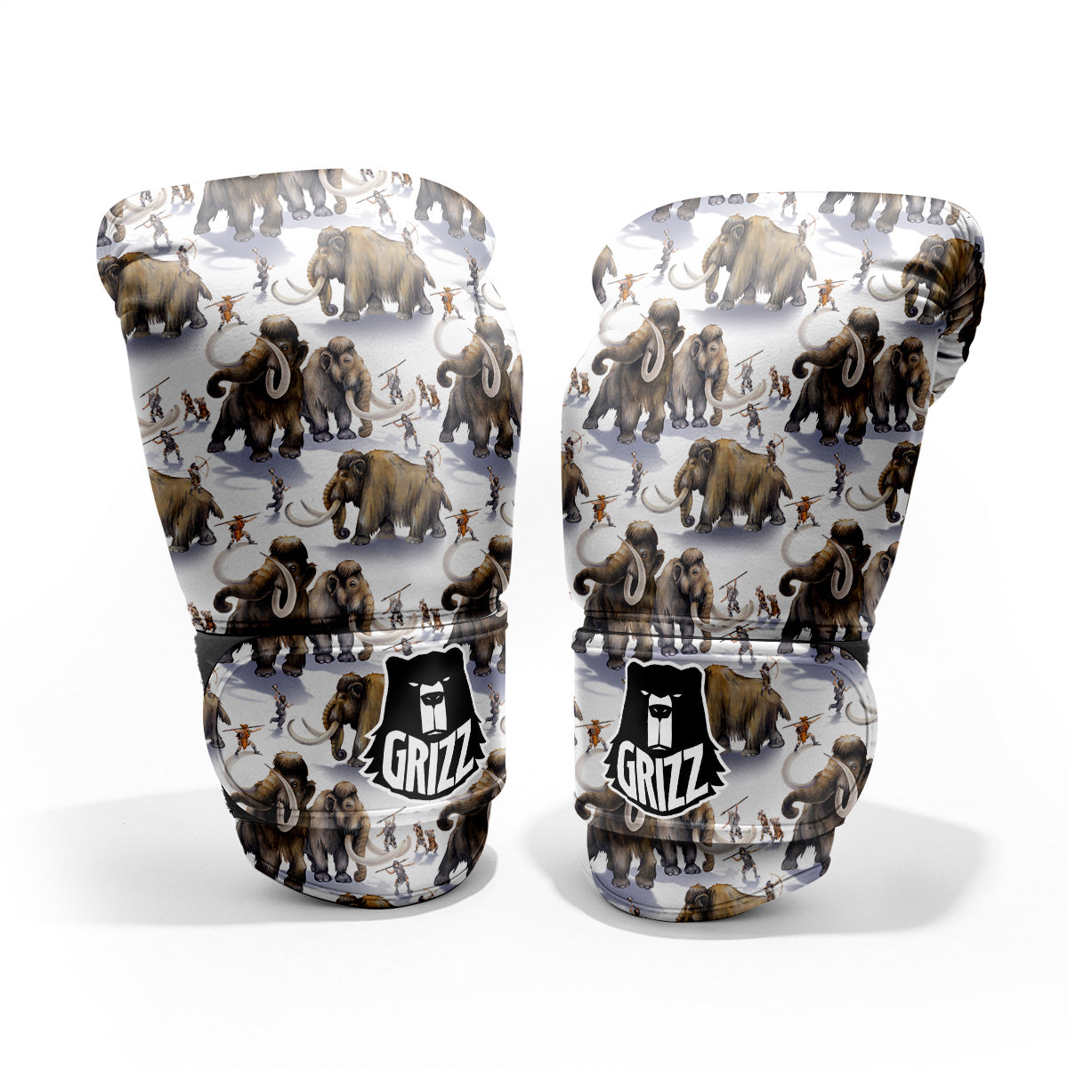 Hunting Mammoth Print Pattern Pro Boxing Glove