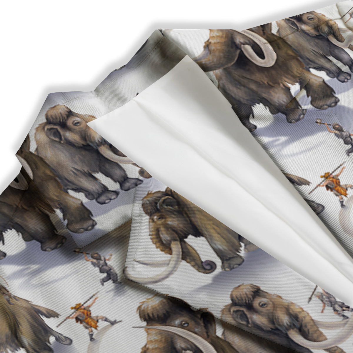 Hunting Mammoth Print Pattern Women's Blazer-grizzshop