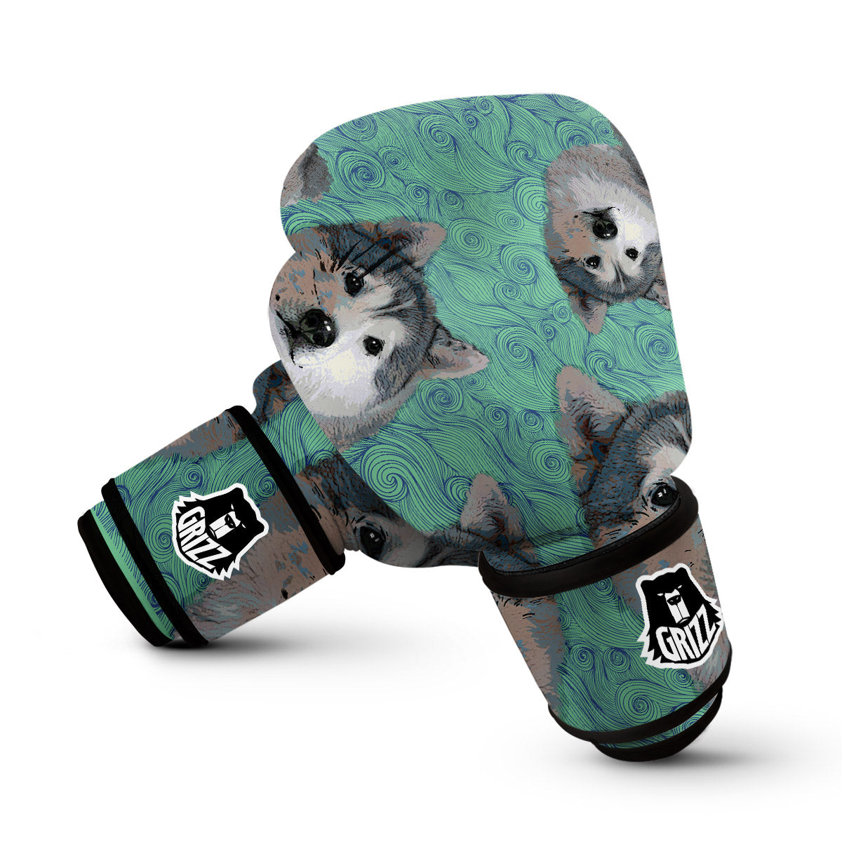 Husky Everywhere Boxing Gloves-grizzshop