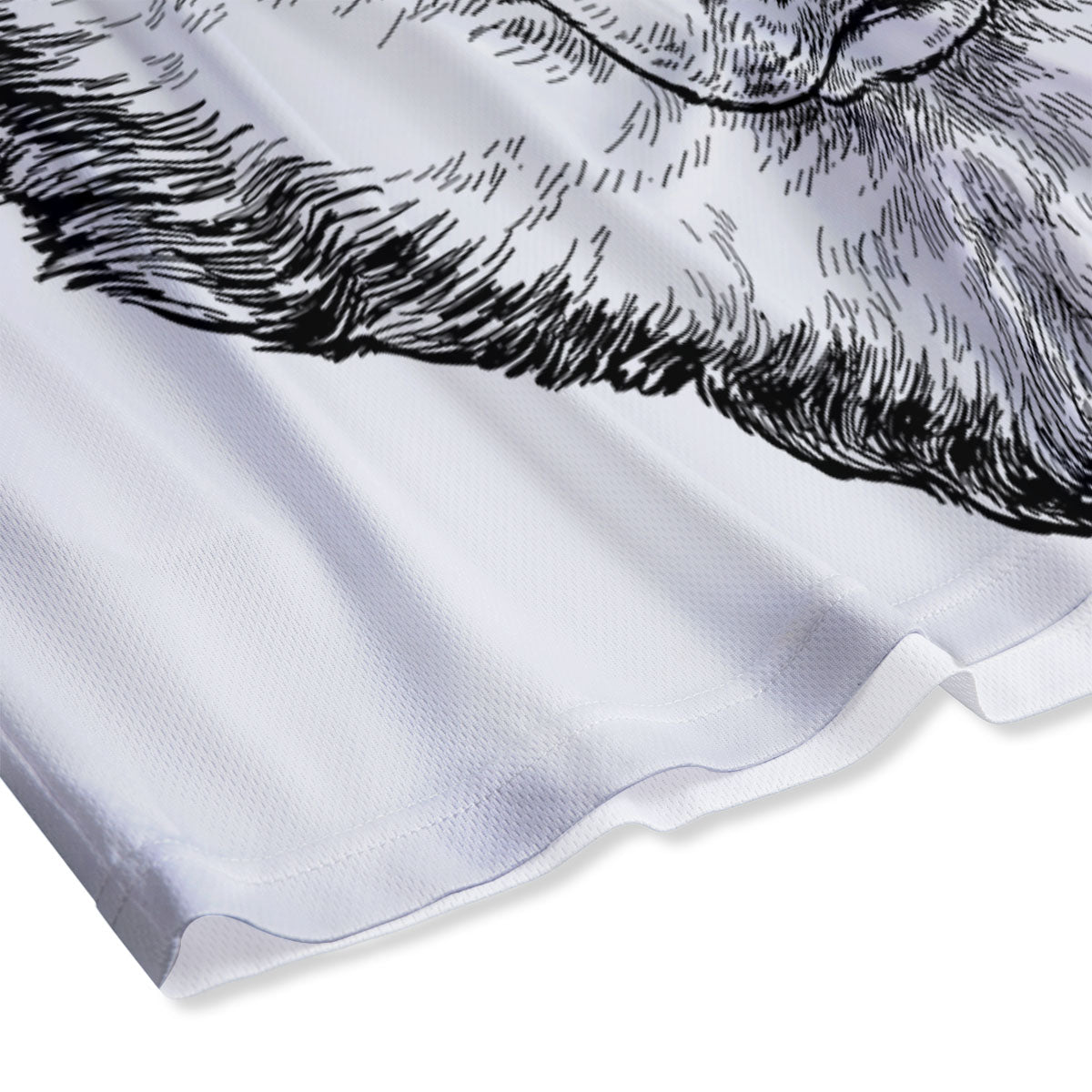 Husky Hippie Siberian Print Mesh Shorts