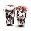 Husky With Flower Boxing Gloves-grizzshop