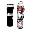 Husky With Flower Muay Thai Shin Guards-grizzshop