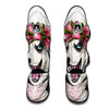 Husky With Flower Muay Thai Shin Guards-grizzshop