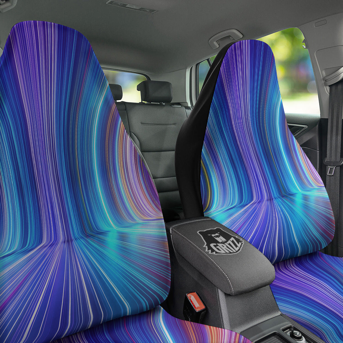 Hyperspace Colorful Print Car Seat Covers-grizzshop