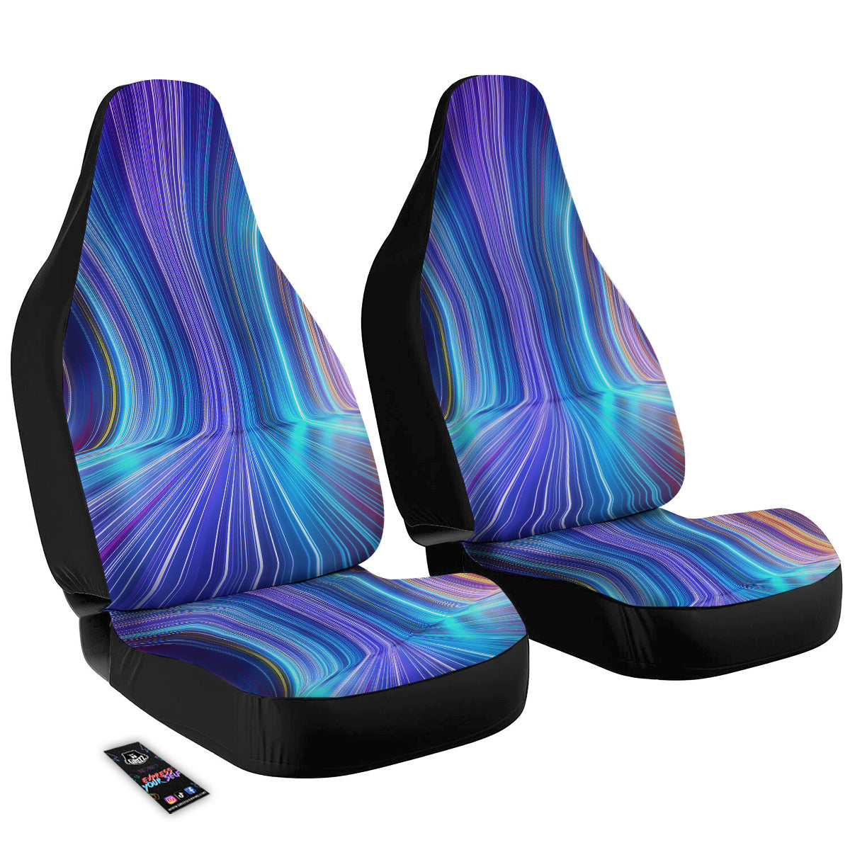 Hyperspace Colorful Print Car Seat Covers-grizzshop