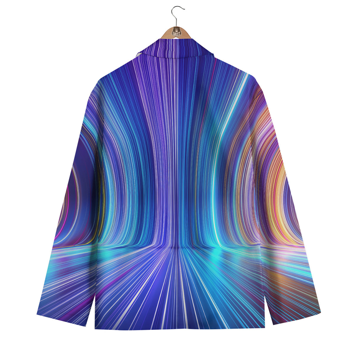 Hyperspace Colorful Print Men's Blazer-grizzshop