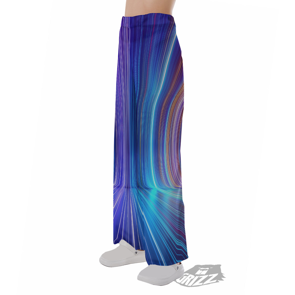 Hyperspace Colorful Print Pajama Pants-grizzshop