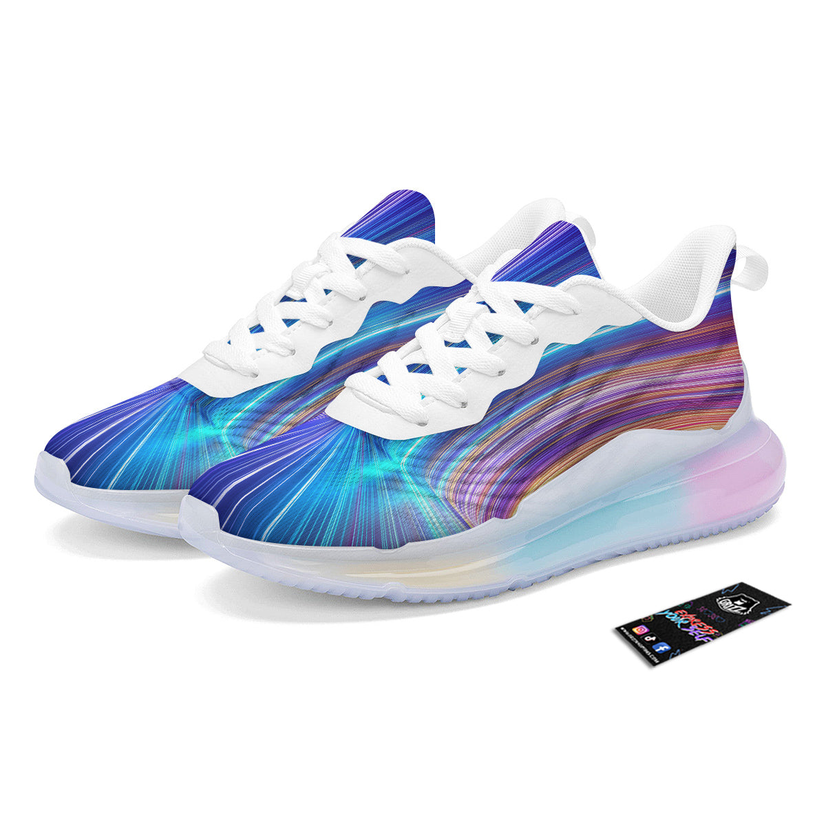 Hyperspace Colorful Print Running Sneakers-grizzshop