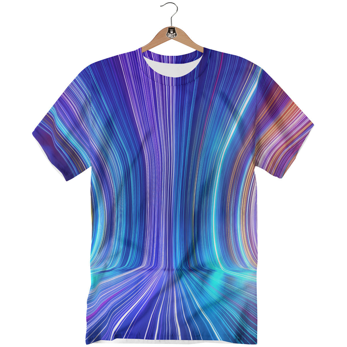 Hyperspace Colorful Print T-Shirt-grizzshop