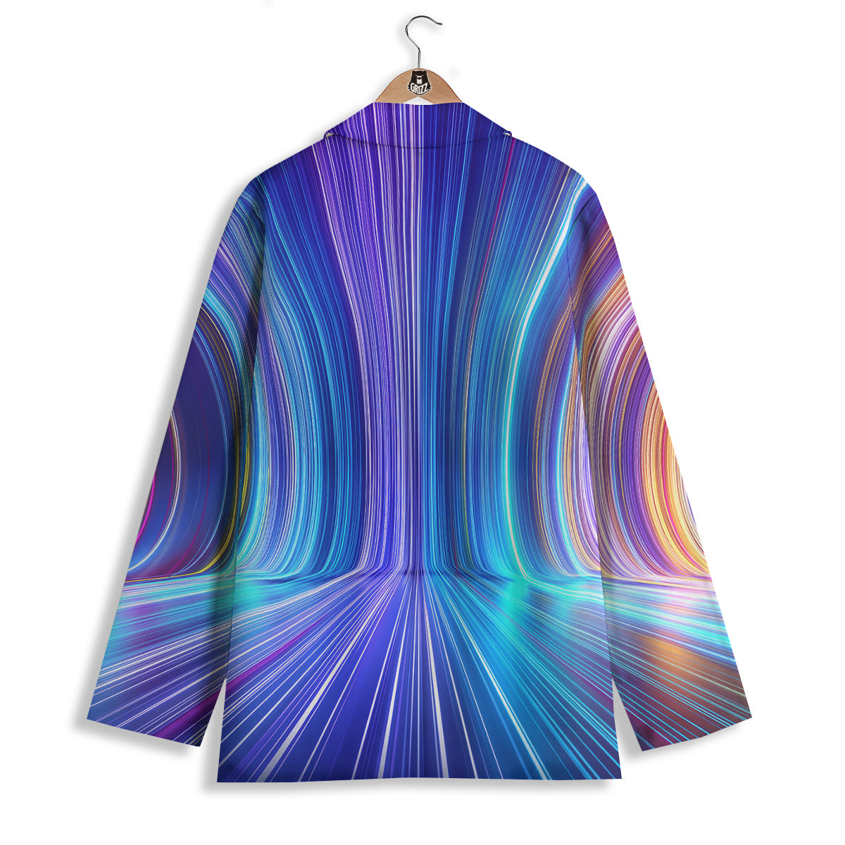 Hyperspace Colorful Print Women's Blazer-grizzshop