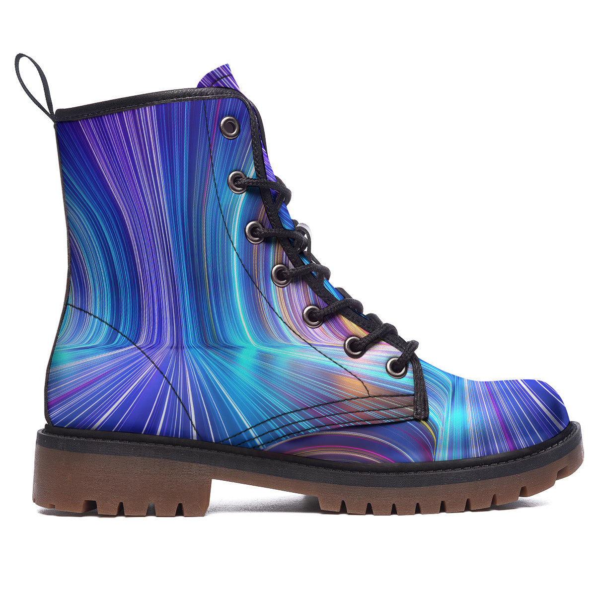 Hyperspace Colorful Print Work Boots-grizzshop