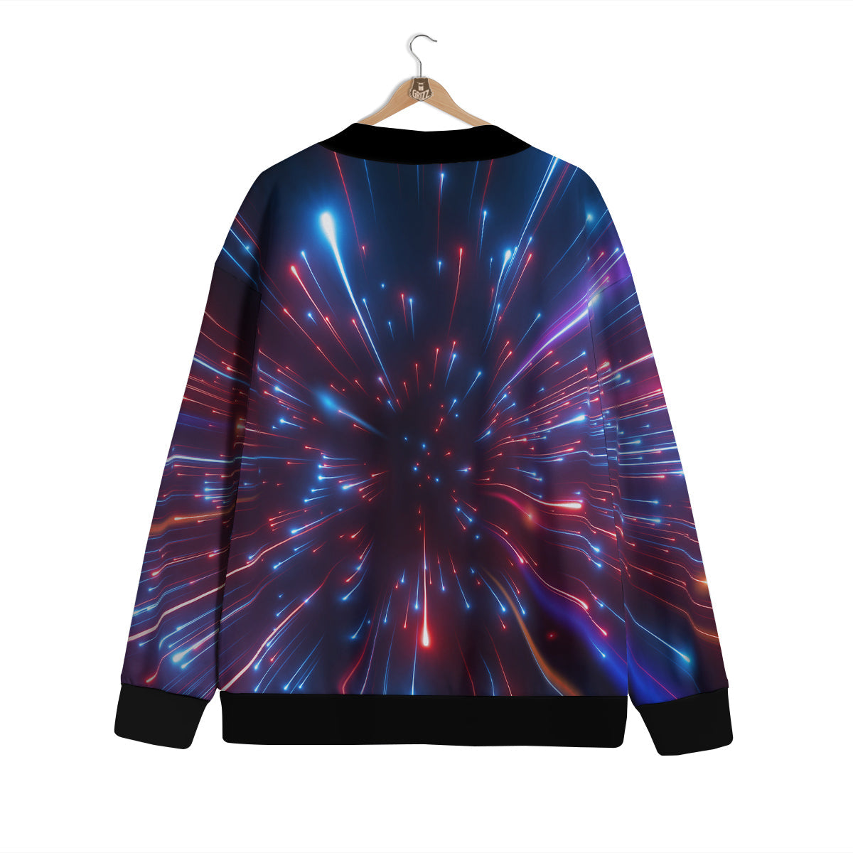 Hyperspace Cosmic Print Cardigan-grizzshop