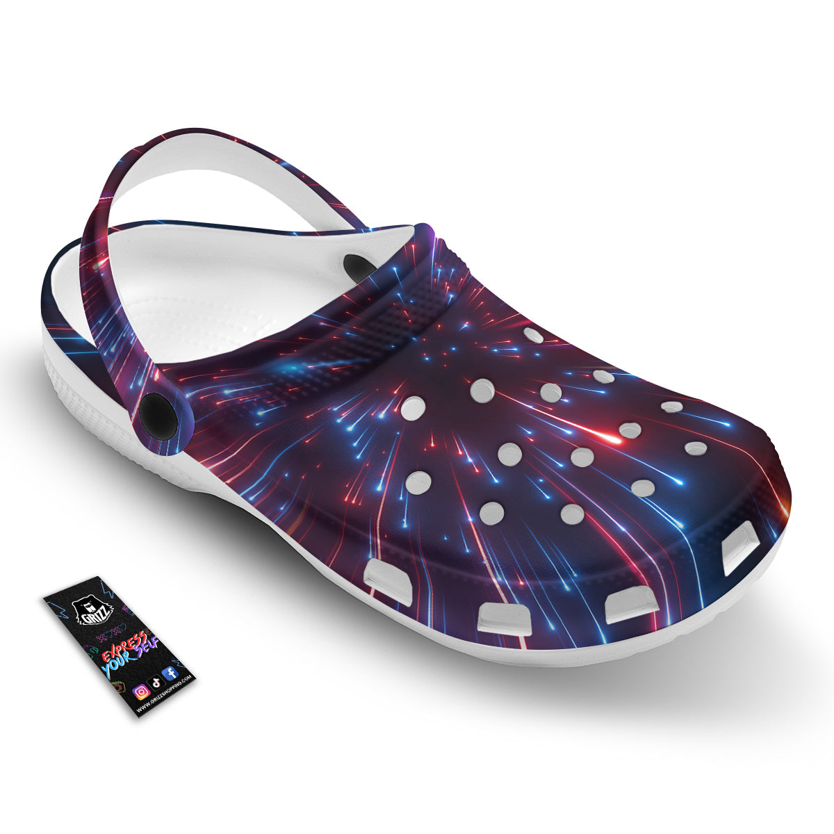 Hyperspace Cosmic Print Clog-grizzshop
