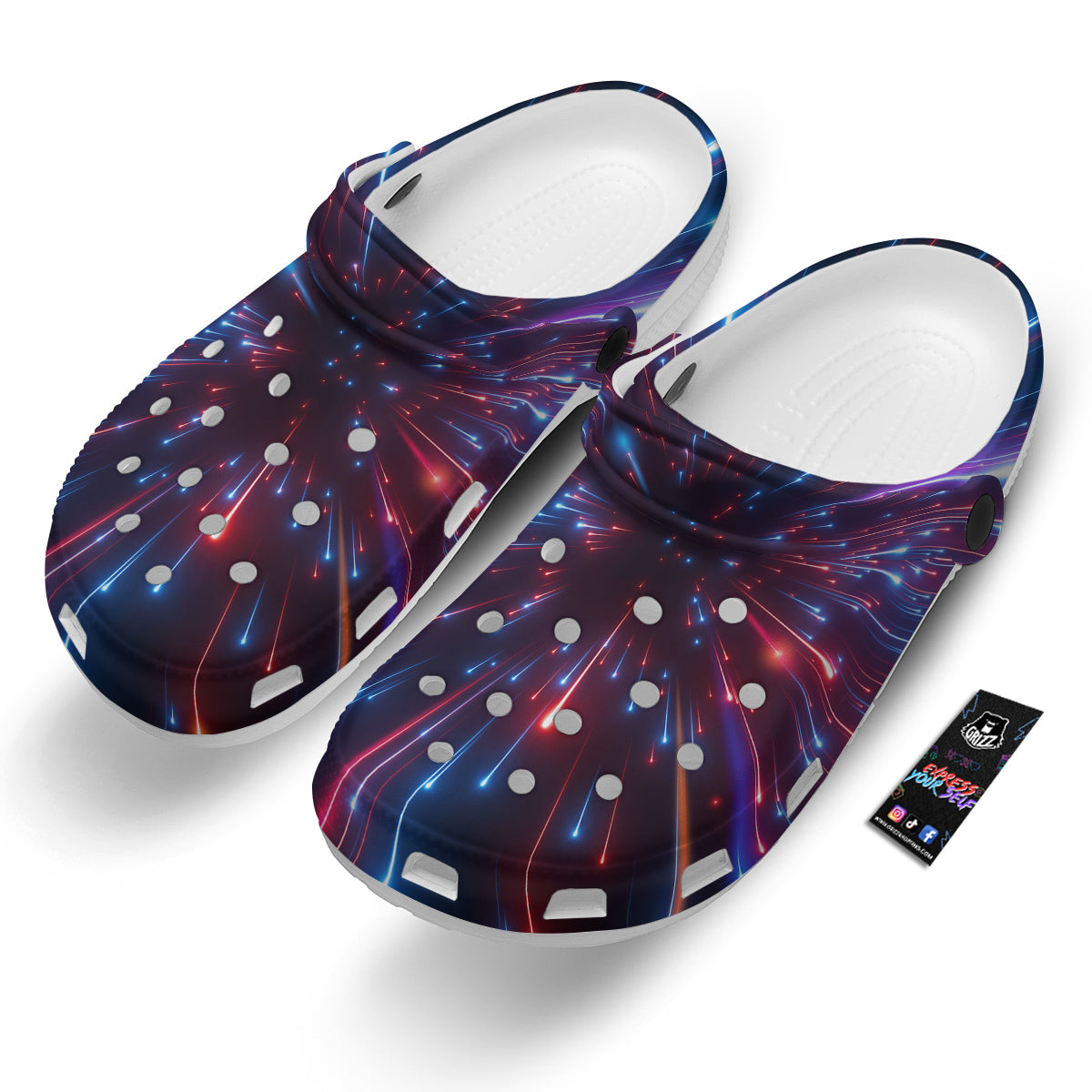 Hyperspace Cosmic Print Clog-grizzshop