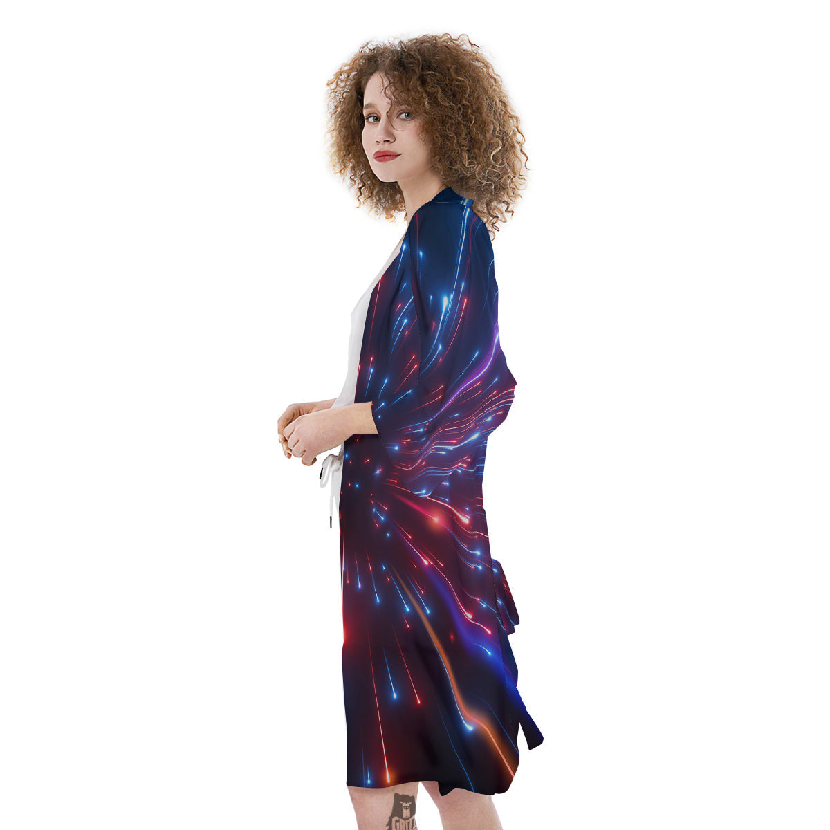 Hyperspace Cosmic Print Kimono-grizzshop
