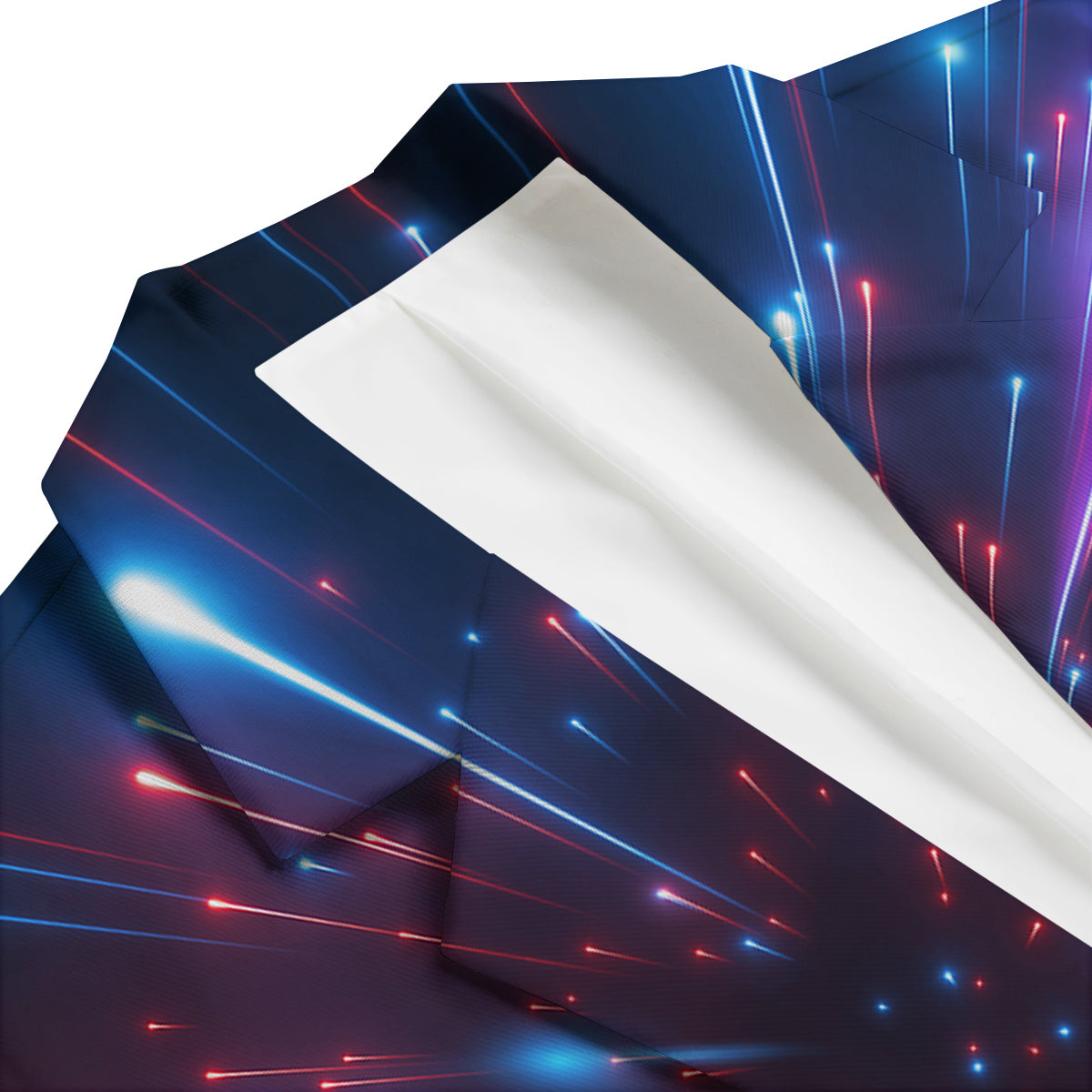 Hyperspace Cosmic Print Men's Blazer-grizzshop