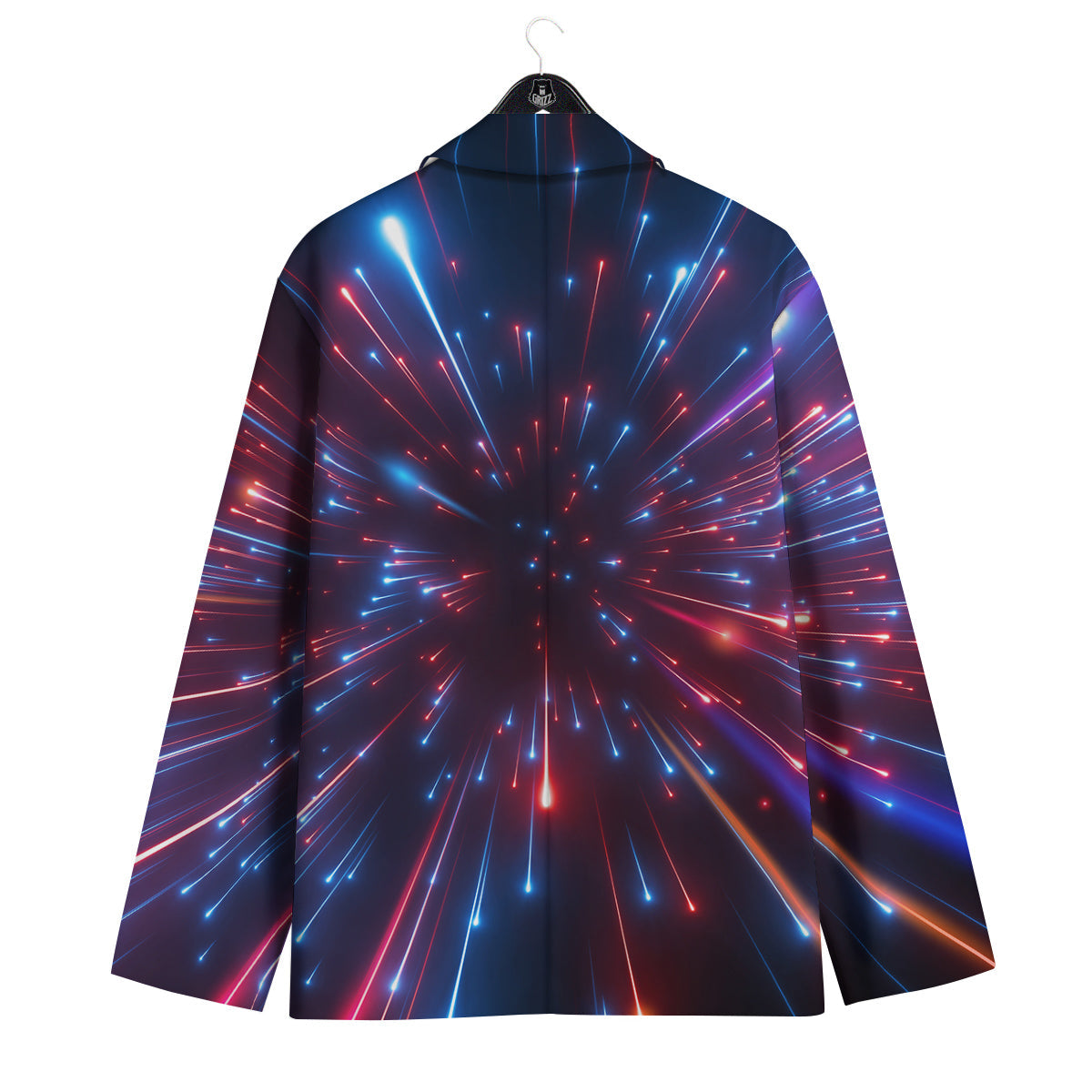Hyperspace Cosmic Print Men's Sport Coat-grizzshop