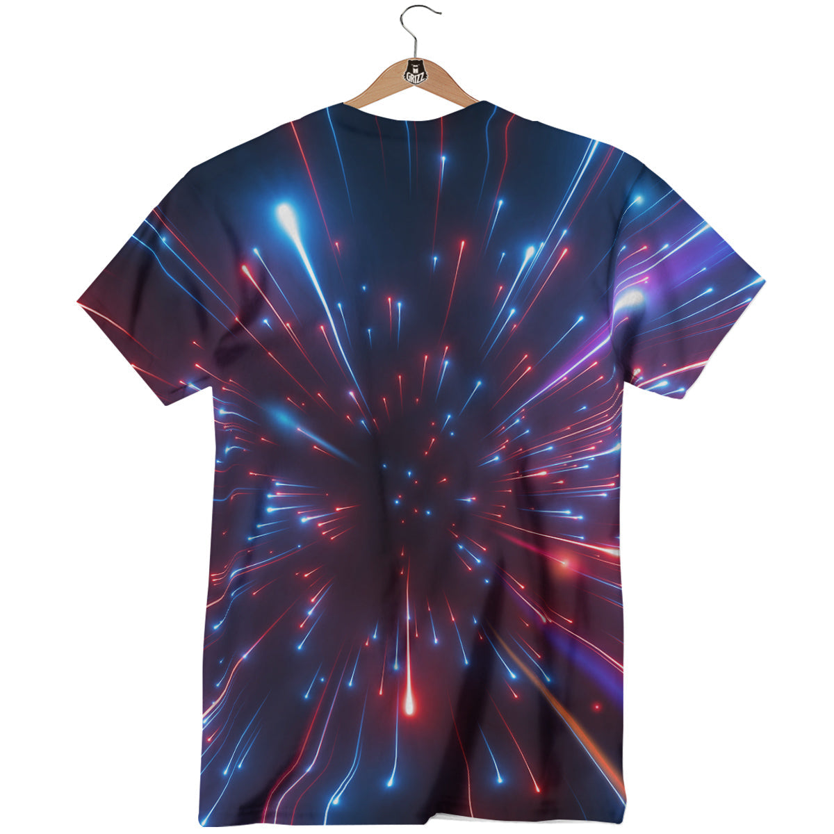 Hyperspace Cosmic Print T-Shirt-grizzshop