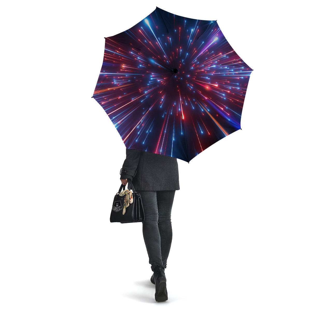 Hyperspace Cosmic Print Umbrella-grizzshop