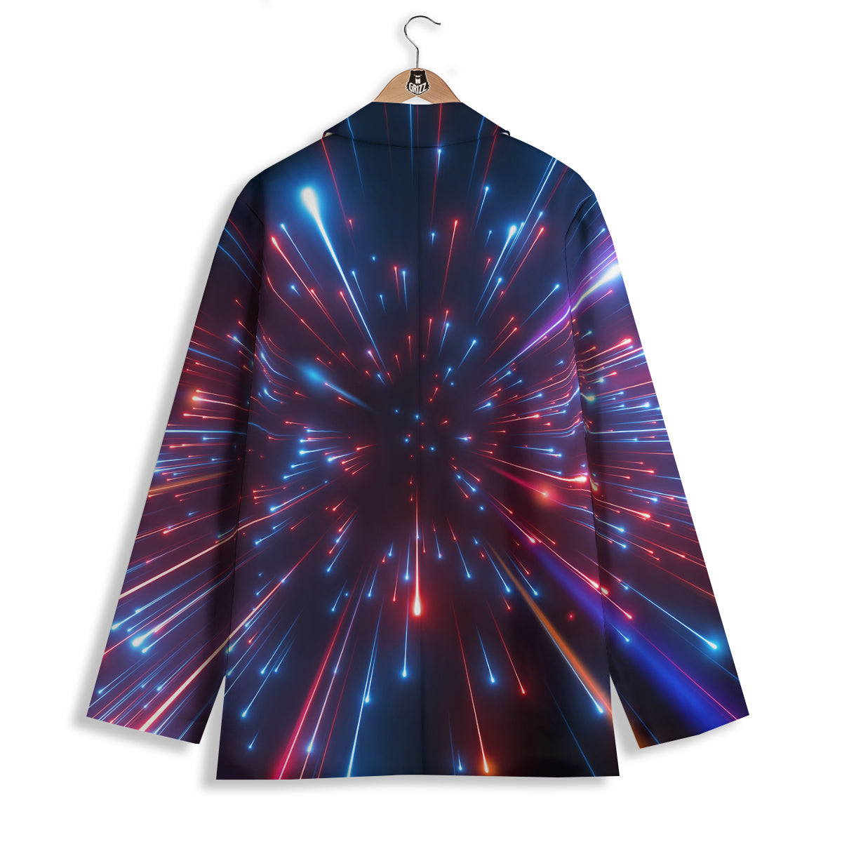 Hyperspace Cosmic Print Women's Blazer-grizzshop