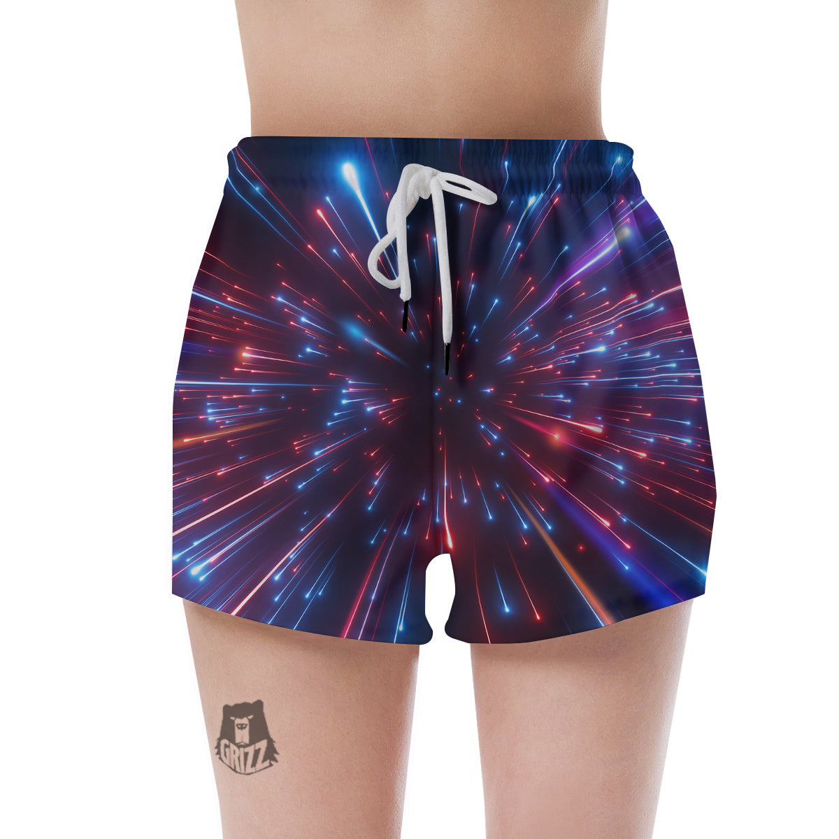 Hyperspace Cosmic Print Women's Shorts-grizzshop