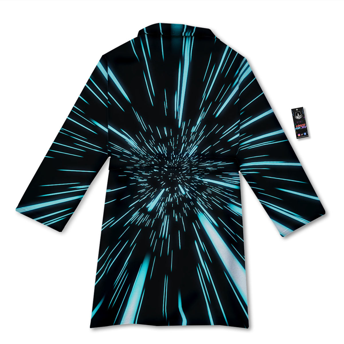 Hyperspace Galaxy Print Bathrobe-grizzshop