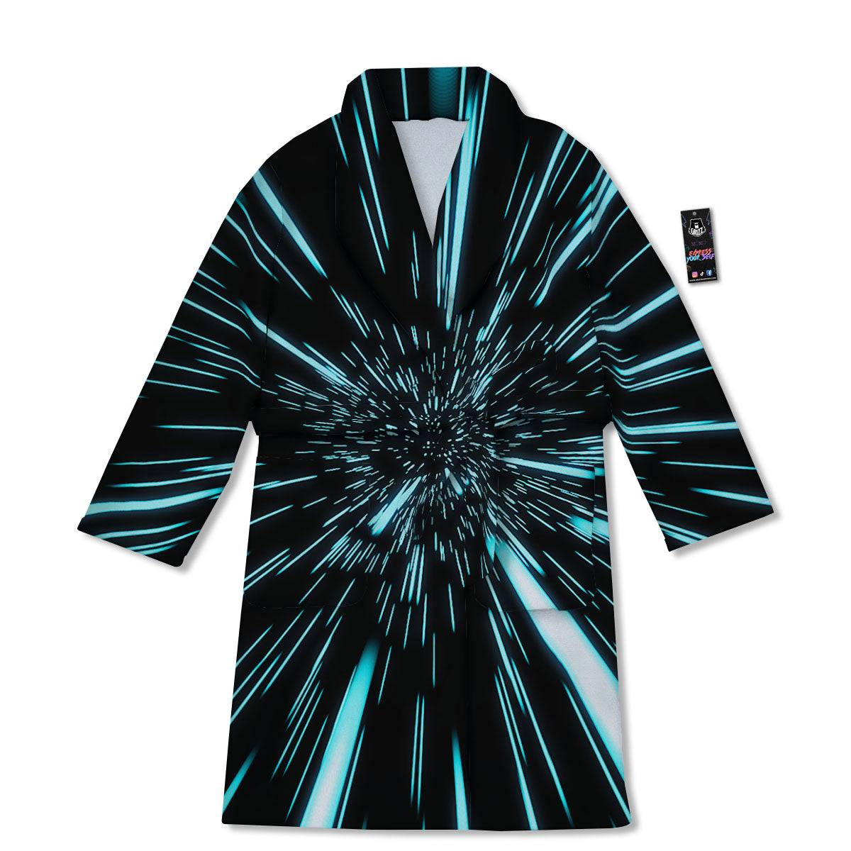 Hyperspace Galaxy Print Bathrobe-grizzshop