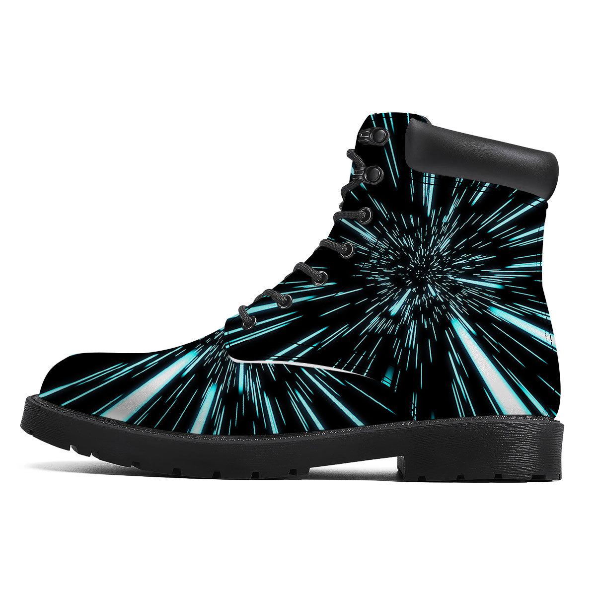 Hyperspace Galaxy Print Boots-grizzshop