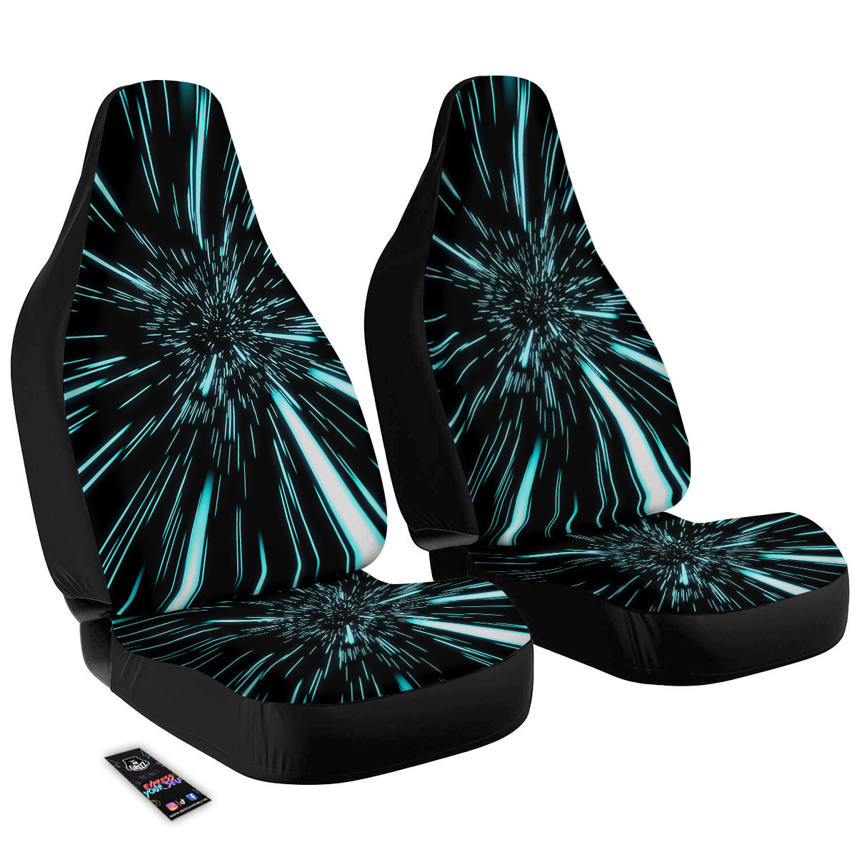 Hyperspace Galaxy Print Car Seat Covers-grizzshop