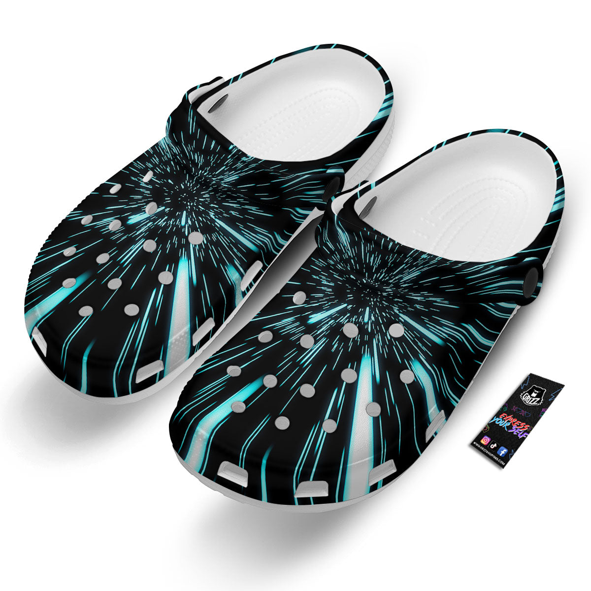 Hyperspace Galaxy Print Clog-grizzshop