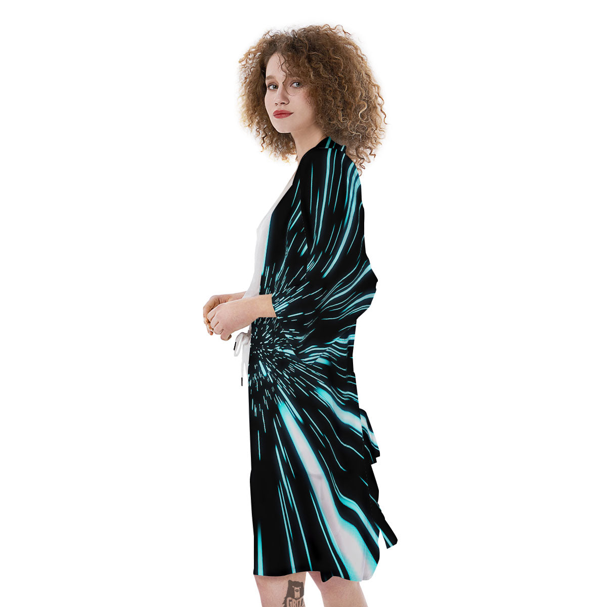 Hyperspace Galaxy Print Kimono-grizzshop