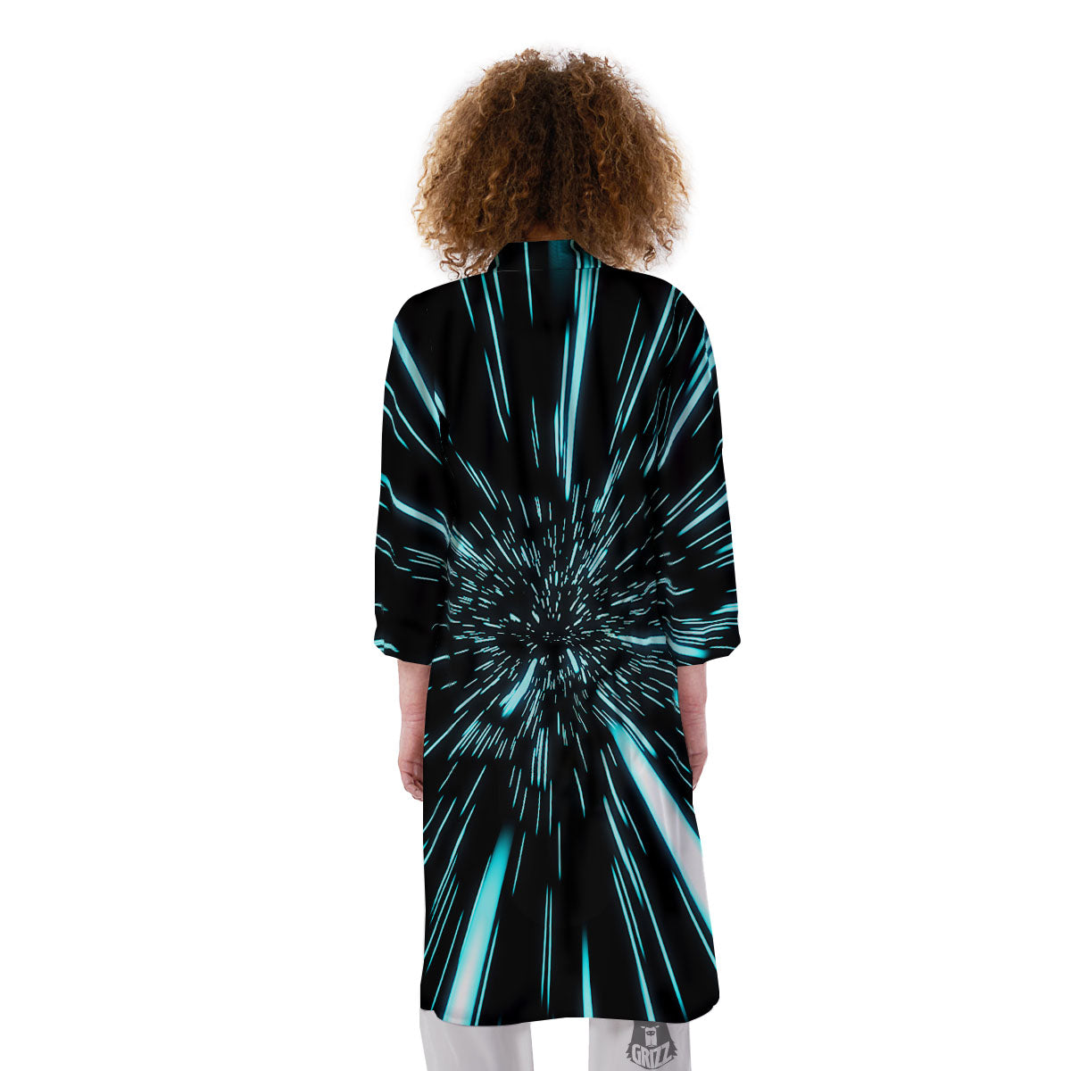 Hyperspace Galaxy Print Kimono-grizzshop