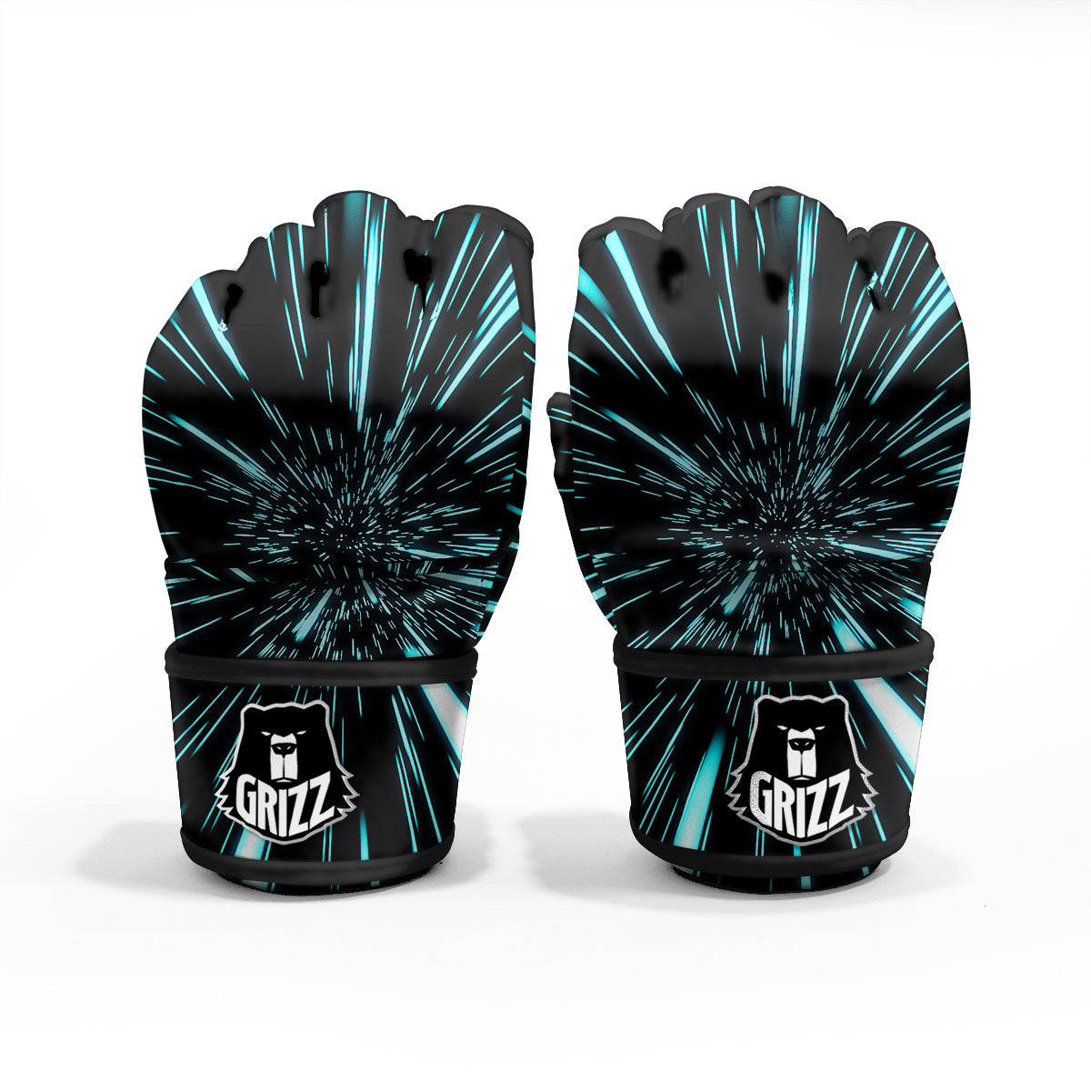 Hyperspace Galaxy Print MMA Gloves-grizzshop