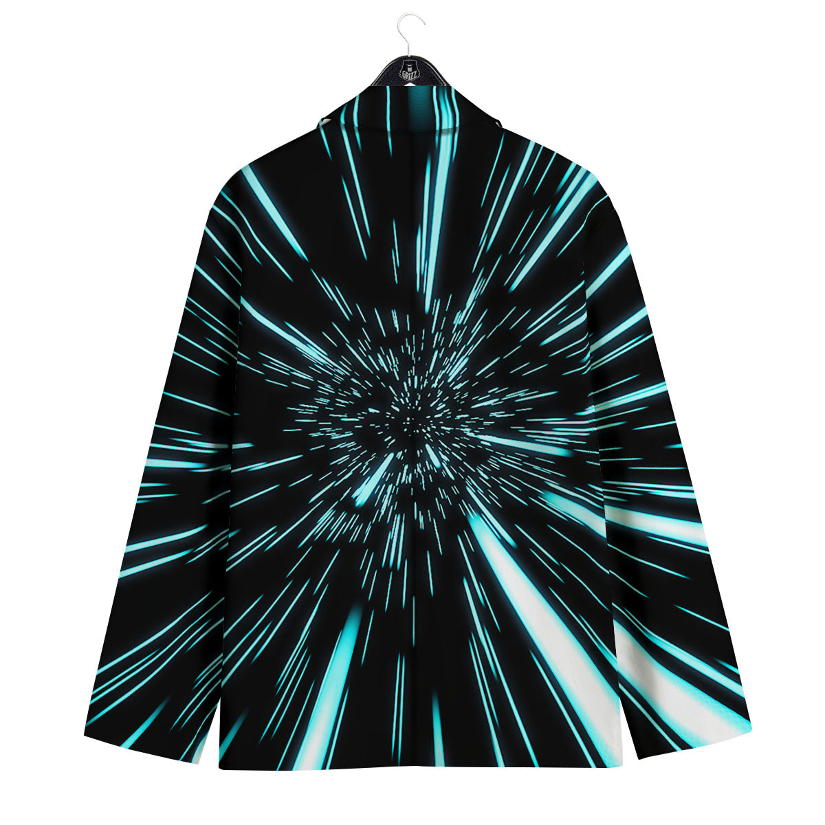 Hyperspace Galaxy Print Men's Sport Coat-grizzshop