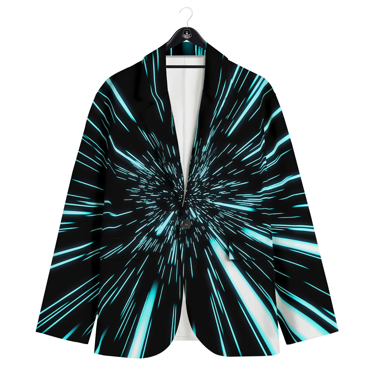 Hyperspace Galaxy Print Men's Sport Coat-grizzshop