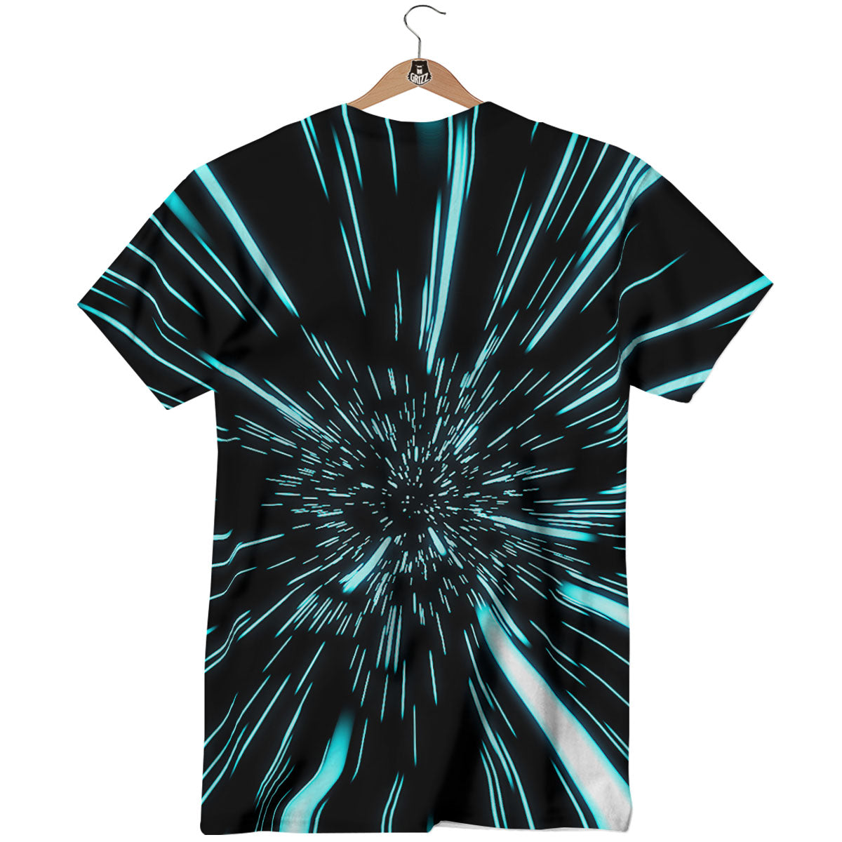 Hyperspace Galaxy Print T-Shirt-grizzshop