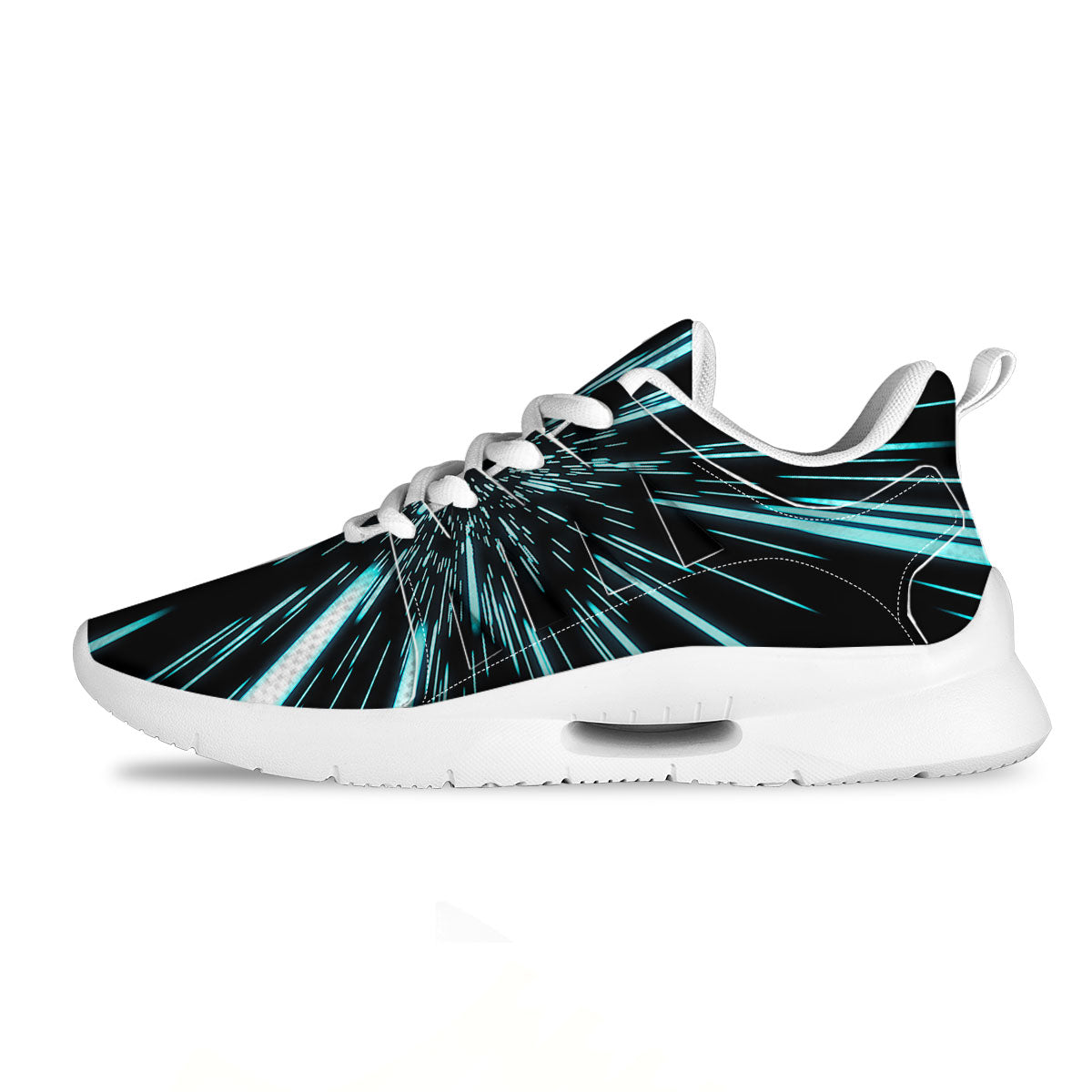 Hyperspace Galaxy Print Tennis Shoes-grizzshop