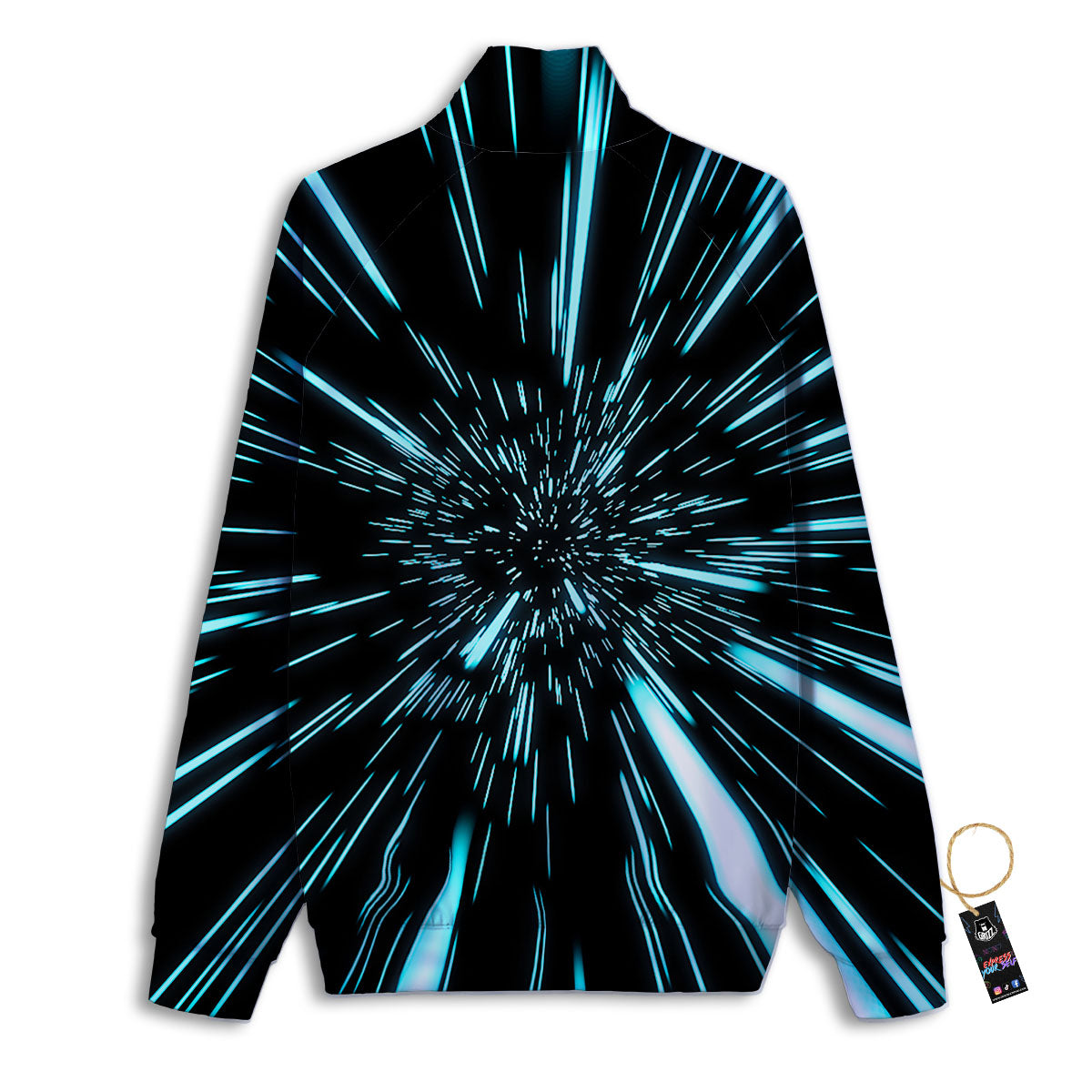 Hyperspace Galaxy Print Track Jacket-grizzshop