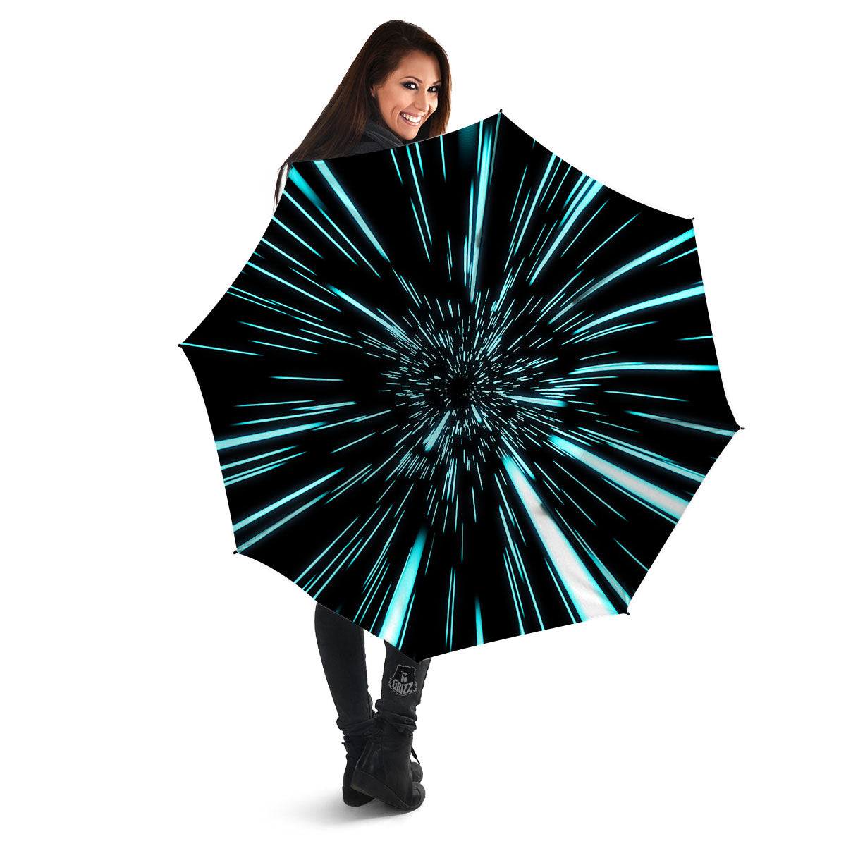 Hyperspace Galaxy Print Umbrella-grizzshop