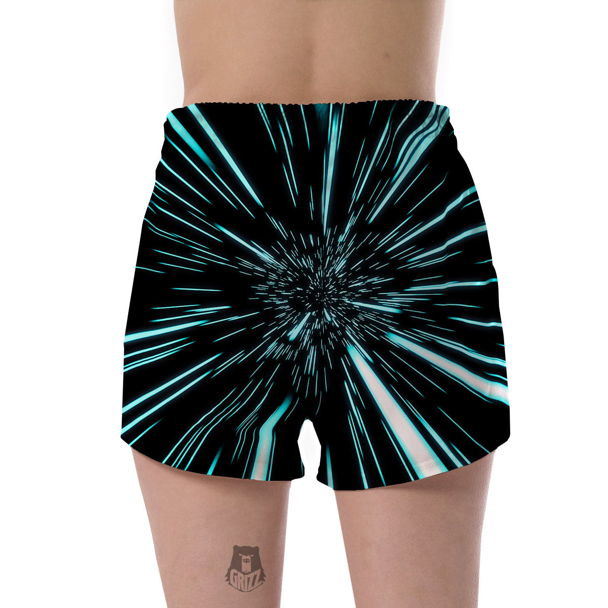 Hyperspace Galaxy Print Women's Shorts-grizzshop