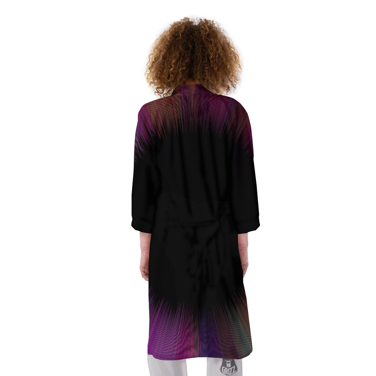 Hyperspace Purple Print Kimono-grizzshop