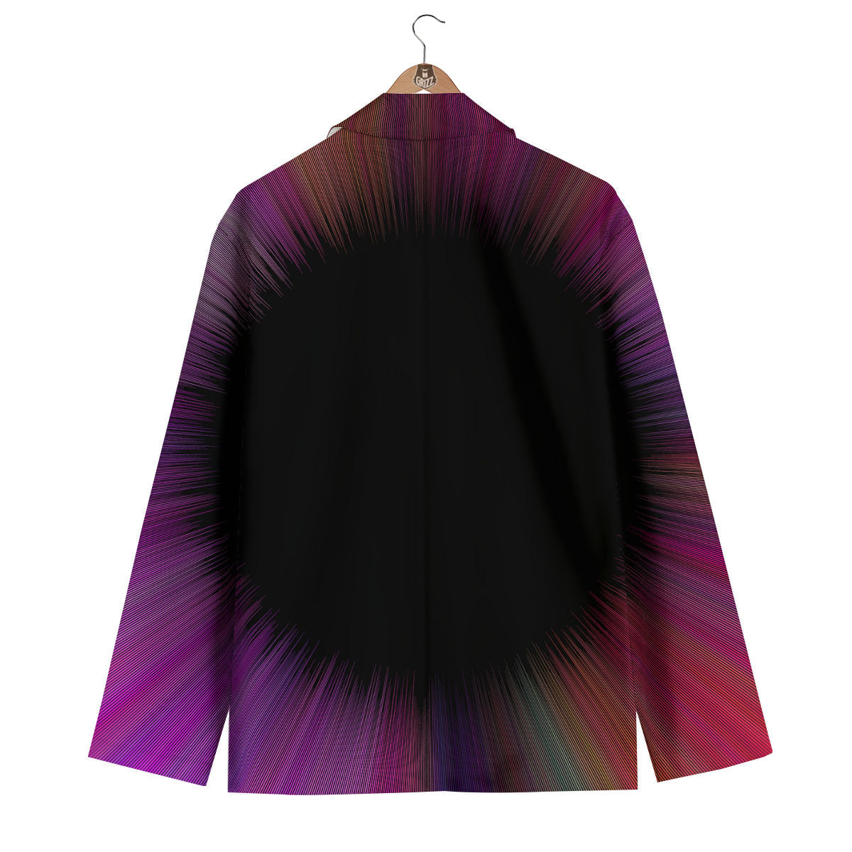 Hyperspace Purple Print Men's Blazer-grizzshop
