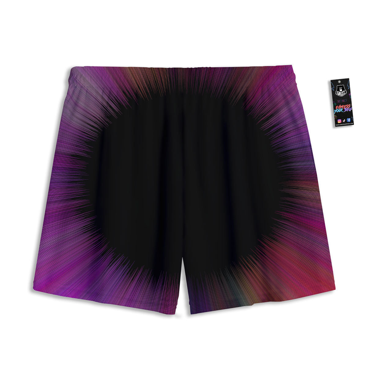 Hyperspace Purple Print Mesh Shorts
