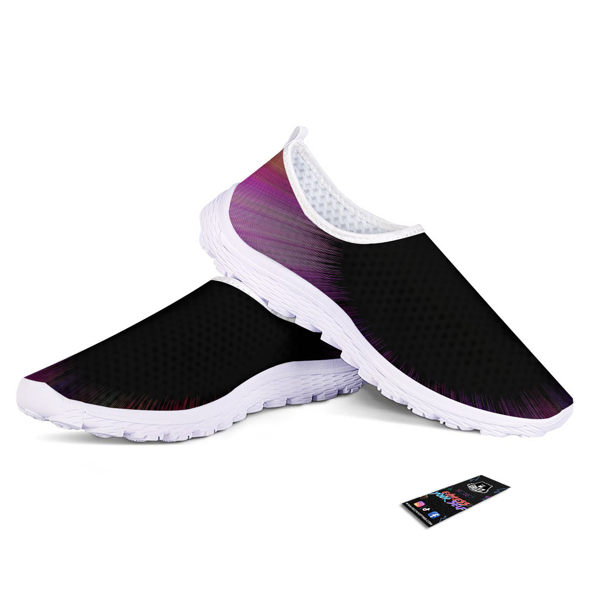 Hyperspace Purple Print Nurse Shoes-grizzshop