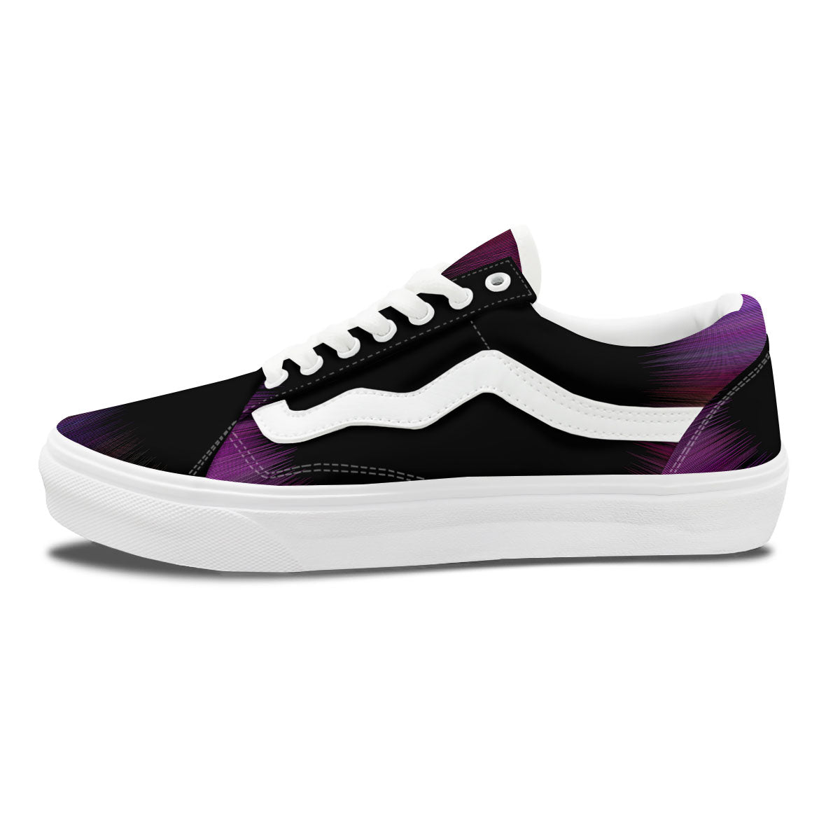 Hyperspace Purple Print Skate Shoes-grizzshop