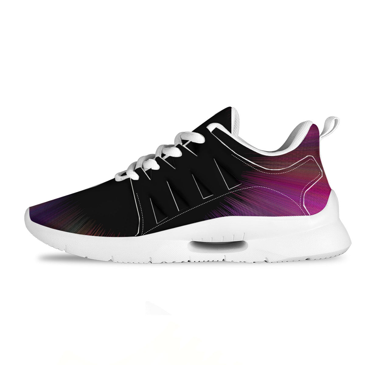 Hyperspace Purple Print Tennis Shoes-grizzshop