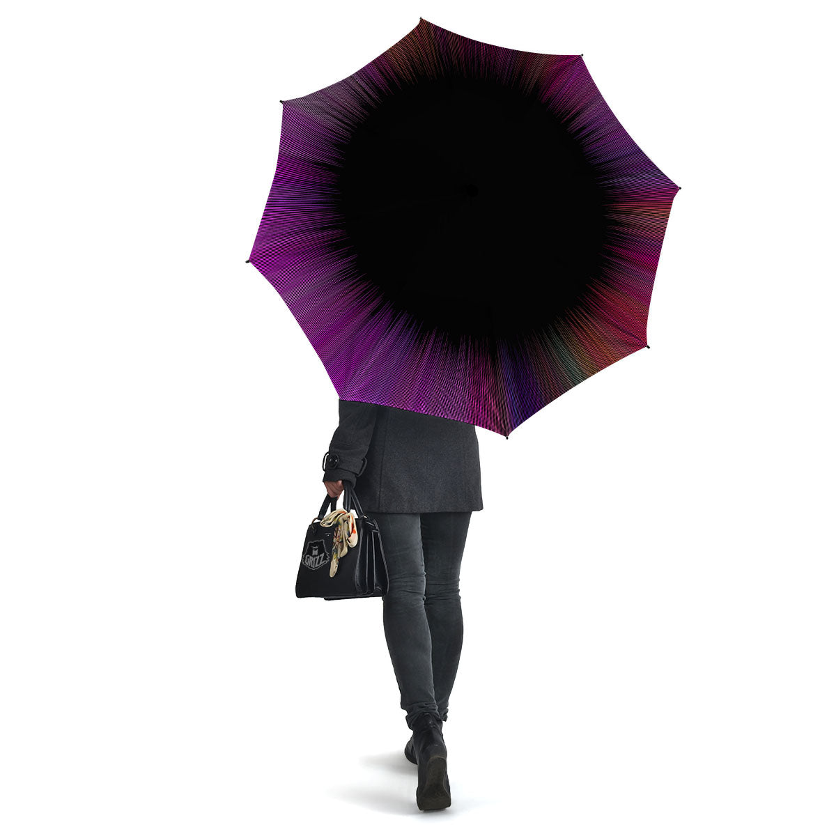 Hyperspace Purple Print Umbrella-grizzshop