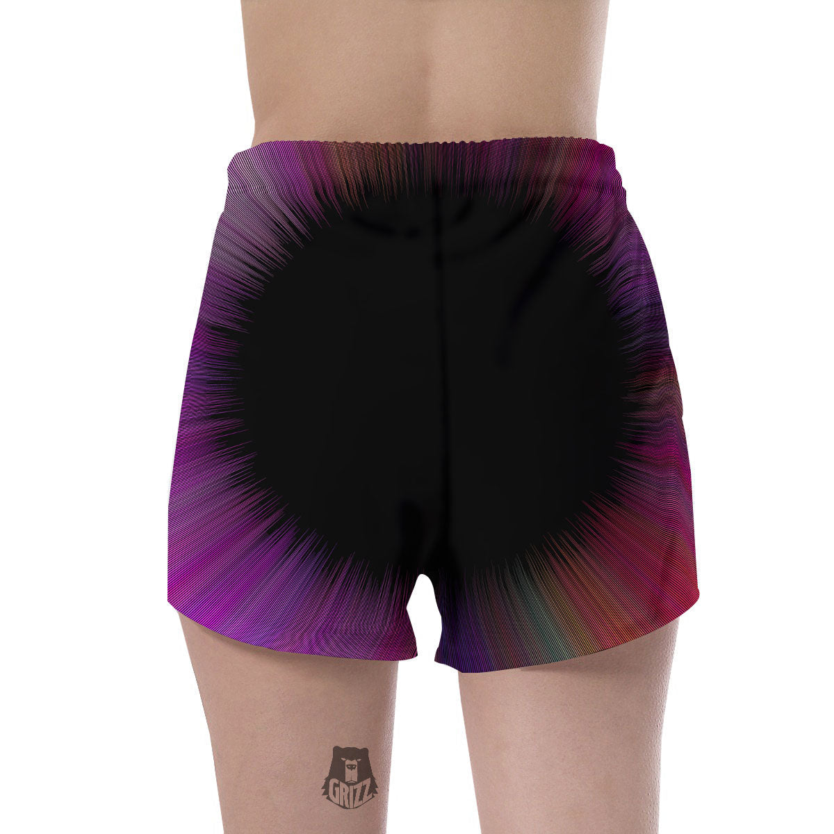 Hyperspace Purple Print Women's Shorts-grizzshop