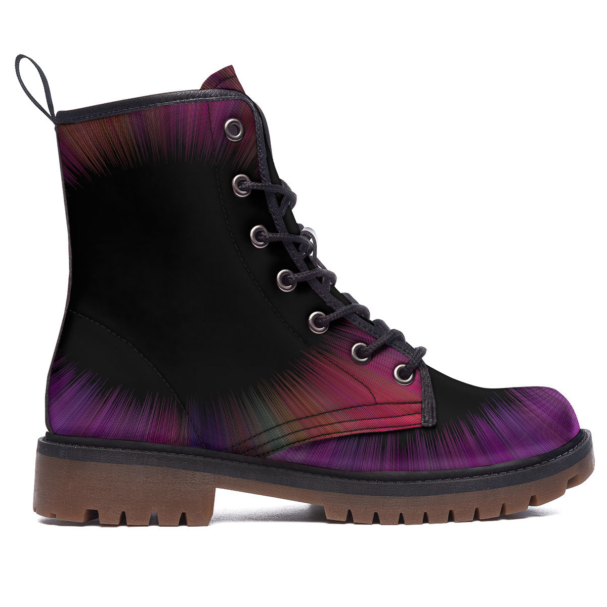 Hyperspace Purple Print Work Boots-grizzshop